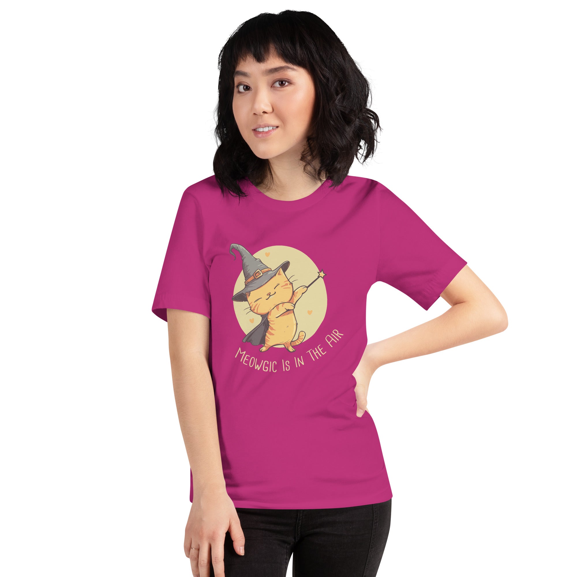 Meowgic Is In The Air Unisex t-shirt